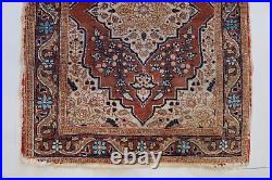 Ca. 1920 Antique Tabrizi Rug 2.8x1.11 ft