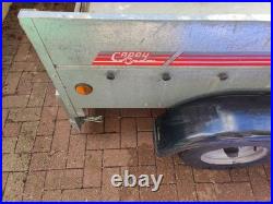 Caddy Trailer 640 Twin Axle Towing Trailer With Waterproof Cover 6ft X 4ft Steel