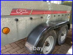 Caddy Trailer 640 Twin Axle Towing Trailer With Waterproof Cover 6ft X 4ft Steel
