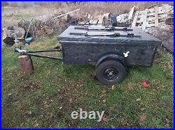 Camping Box Trailer 5x3.5 ft with lid