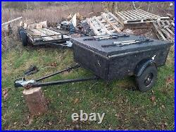 Camping Box Trailer 5x3.5 ft with lid