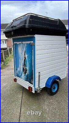 Camping Trailer, Custom Made, Lockable, Waterproof, With Built In Roof Box