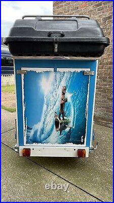 Camping Trailer, Custom Made, Lockable, Waterproof, With Built In Roof Box