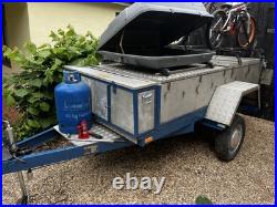 Camping / Utility Trailer 3/4 Tonne 4' X 8' Aluminium Body With Brakes & Lights