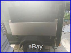 Camping box trailer with Gas hookup