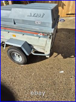 Camping trailer. Erde 150 Trailer With Hard Top, Spare, Jockey Wheel
