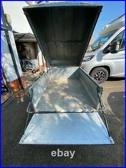 Camping trailer with GRP cover