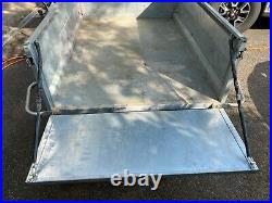 Camping trailer with GRP cover