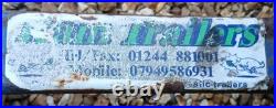 Car Trailer 4ft x 3ft Drop Tail gate Collection Only From Chester CH3