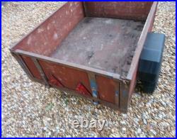 Car Trailer 4ft x 3ft Drop Tail gate Collection Only From Chester CH3