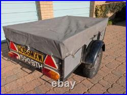 Car Trailer 5 ft x 3 ft with tonneau ideal car boot/camping etc