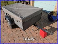 Car Trailer 5 ft x 3 ft with tonneau ideal car boot/camping etc