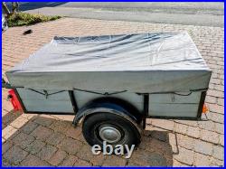 Car Trailer 5 ft x 3 ft with tonneau ideal car boot/camping etc