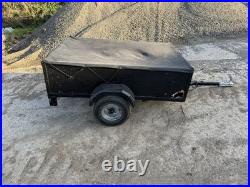 Car Trailer 6x4 Drop Down Back With Tarp