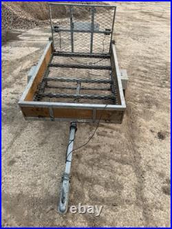 Car Trailer 6x4 With Ramp And Suspension Axle All Ready To Go