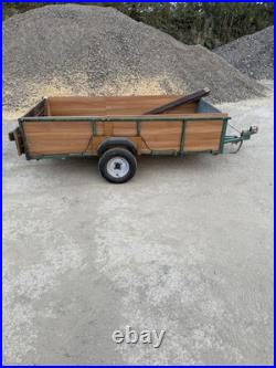 Car Trailer 8x4 With Removable Back And Two Small Ramps