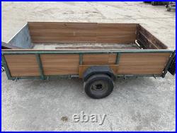 Car Trailer 8x4 With Removable Back And Two Small Ramps