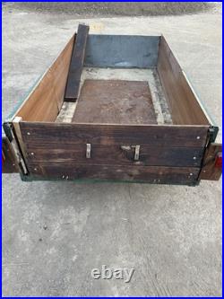 Car Trailer 8x4 With Removable Back And Two Small Ramps