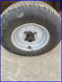 Car Trailer 8x4 With Removable Back And Two Small Ramps