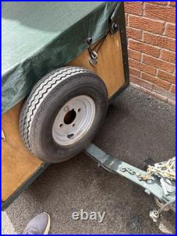 Car Trailer General Purpose 5 x3 with cover Refurbished Excellent Condition