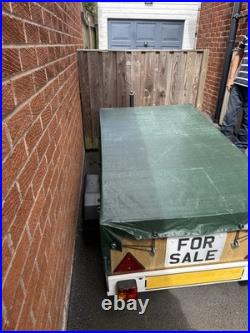 Car Trailer General Purpose 5 x3 with cover Refurbished Excellent Condition