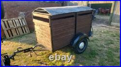 Car Trailer Livestock Cattle Trailer Sheep Pig Goat Vintage Live Stock Box