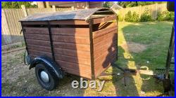 Car Trailer Livestock Cattle Trailer Sheep Pig Goat Vintage Live Stock Box