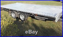 Car Trailer Transporter FLAT BED ALUMINUM Wheels Under Bed 3500kg