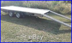 Car Trailer Transporter FLAT BED Wheels Under Bed 3000kg