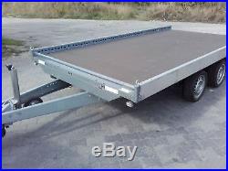 Car Trailer Transporter FLAT BED Wheels Under Bed 3500kg