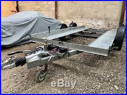 Car Trailer Transporter Towing Recovery Trailer Winich Twin Axle