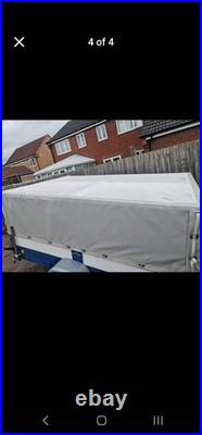Car Trailer Used With Cover Good Condition New Electric Cables