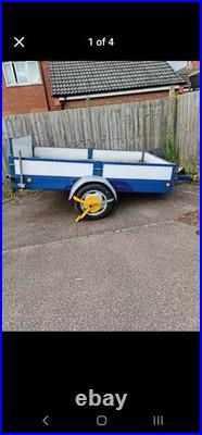 Car Trailer Used With Cover Good Condition New Electric Cables