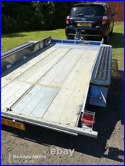 Car Trailer built on Ivor Williams chassis ideal for small race or off road