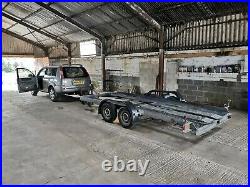 Car Transport Trailer Twin Axle LED lights Ramps