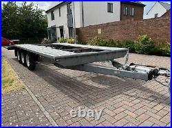 Car Transporter Trailer Boro 6m 20ft Triple Axle GVW 3500kg beaver tail solid