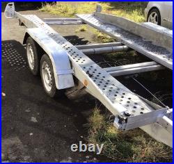 Car Transporter Trailer Brenderup Hydraulic Tilt Bed Bed Size 13 Ft 8 Inch X 6ft
