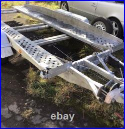 Car Transporter Trailer Brenderup Hydraulic Tilt Bed Bed Size 13 Ft 8 Inch X 6ft