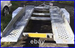 Car Transporter Trailer Brenderup Hydraulic Tilt Bed Bed Size 13 Ft 8 Inch X 6ft