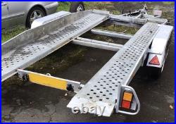 Car Transporter Trailer Brenderup Hydraulic Tilt Bed Bed Size 13 Ft 8 Inch X 6ft