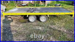 Car Transporter Trailer FLAT BED Wheels Under Bed