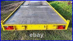 Car Transporter Trailer FLAT BED Wheels Under Bed