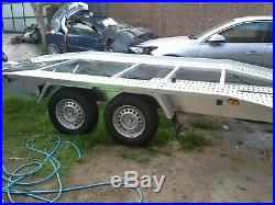 Car Transporter Trailer Recovery 13Ft x 4Ft Flat bed 2700kg GVW 4.0 m long