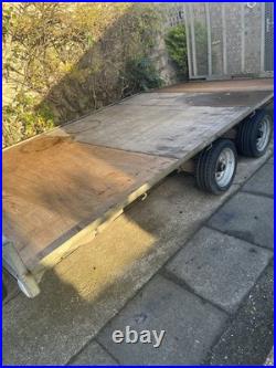 Car Transporter Trailer With New Boards And Sidelights