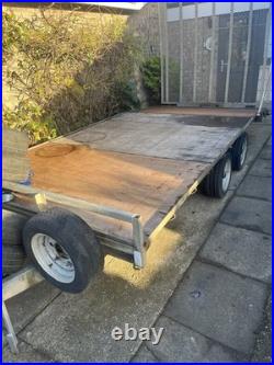 Car Transporter Trailer With New Boards And Sidelights