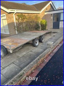 Car Transporter Trailer With New Boards And Sidelights
