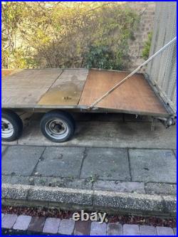 Car Transporter Trailer With New Boards And Sidelights