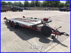 Car Transporter Trailer, Woodford WBT 14' x 6'. 6 Twin Axle, Ramps and Tilt
