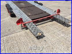Car Transporter Trailer, Woodford WBT 14' x 6'. 6 Twin Axle, Ramps and Tilt
