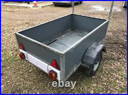 Car trailer 5 x 3 professionally built fully galvanised chassis